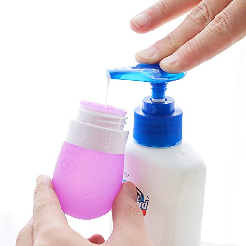 Mziart Portable Soft Silicone Travel Bottles Travel Containers(1.3Oz, Pack Of 3) #TOP5