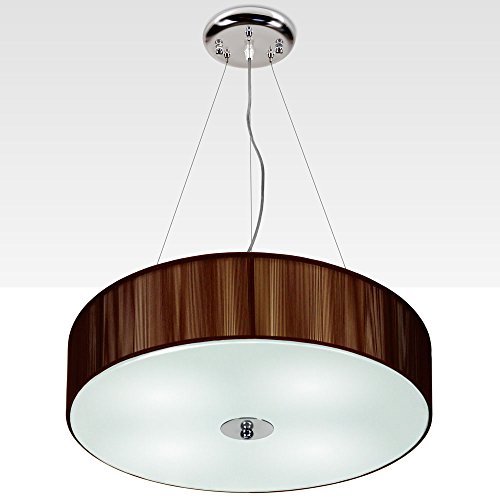 Preisvergleich Produktbild s.LUCE Twine L Stoff-Hängeleuchte / Braun