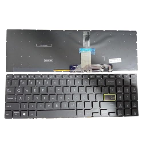Clavier rétroéclairé résistant pour portable L510MA E510MA touches noires