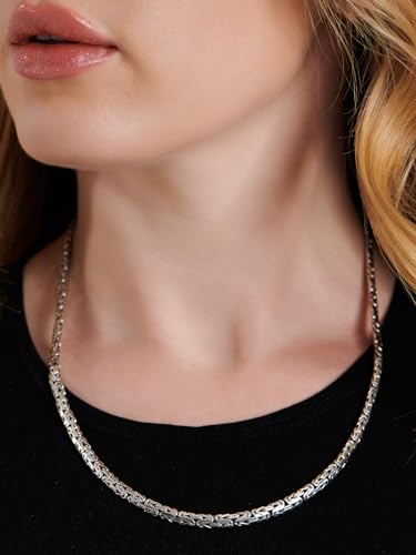 Bali Dragon Bone Sterling Silver 925 Chain Necklace - Tulang Naga, Borobudur, Paddy, Foxtail Designs for Women & Men3