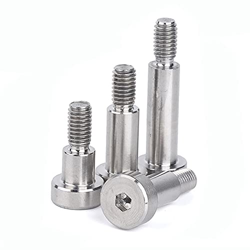 Maintient les objets en place M3 M4 M5 M6 Vis d'épaule positionnés en acier inoxydable en acier inoxydable avec tête de coupe HEXAGON FLIGET VIS Boulon convexe Convient à de nombreux endroits
