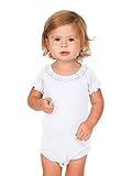 Kavio! Infants Sunflower Short Sleeve Onesie White 12M