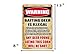 Rogue River Tactical Funny Hunting Metal Tin Sign Wall Decor Man Cave Bar Cabin Hunt Warning Baiting Deer is Illegal