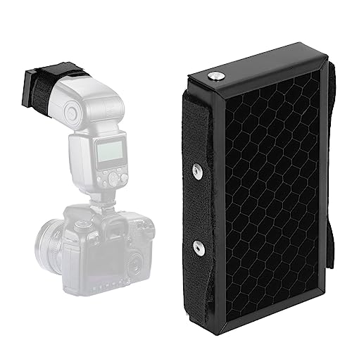 Filtre de Point de Grille en Nid d'abeille Flash, Accessoire de Grille de Flash Rapide Réglable, Grille en Nid d'abeille pour Les Flashs D'appareil Photo