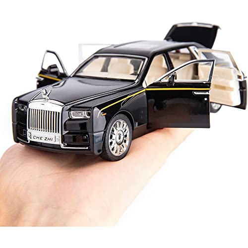 Image of DARVICE Exclusive Alloy Metal 1:32 RR Phantom Die cast Metal Car Pull Back Diecast Pullback Toy car with Openable Doors & Light, Music Toys for Kids