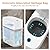 MOPALL Automatic Motion Sensor Bathroom Trash Can with Lid, 3 Gal Touchless Trash Can Auto-Adsorption Garbage Can, Slim Smart Trash Bin Waterproof Waste Basket for Bedroom, Kitchen, Office, Toilet, RV