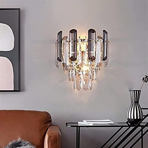 Aplique de pared de cristal LED moderno blanco para iluminación interior de dormitorio 3