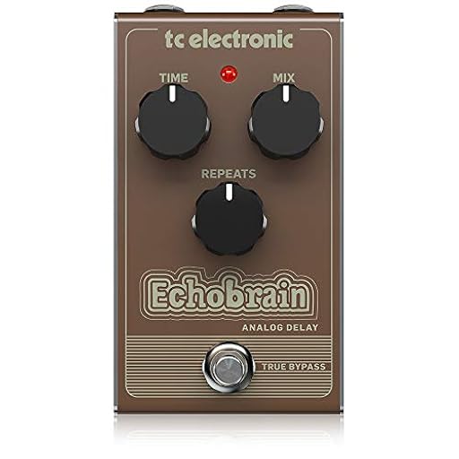 TC Electronic ECHOBRAIN ANALOG DELAY Pedal de retardo de estilo vintage con circuito de brigada de cubo totalmente analógico | Ya disponible en tu tienda friki favorita! En mundofriki.es! TC Electronic ECHOBRAIN ANALOG DELAY Pedal de retardo de estilo vintage con circuito de brigada de cubo totalmente analógico | Ya disponible en tu tienda friki favorita! En mundofriki.es!