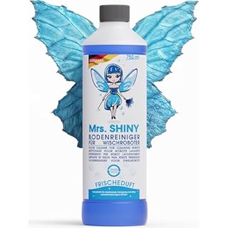 Mrs. SHINY - Detersivo per lavapavimenti con fragranza fresca - Pulizia senza striature e asciugatura rapida - Compatibile con vari modelli di lavapavimenti - 750 ml - Packaging May Vary