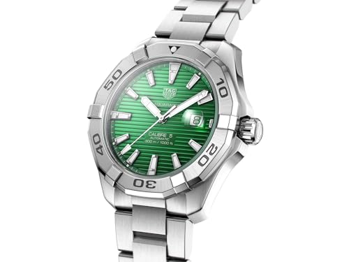 Tag Heuer 43MM Aquaracer Automatic Green Dial Men's Watch WAY2015.BA0927 - Image 3