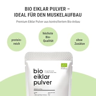 GreenOrganic - Polvere di uovo biologico, proteina pura di uova biologiche, per cucinare, cuocere e frullati, pastorizzato, essiccato a spruzzo, 175 g