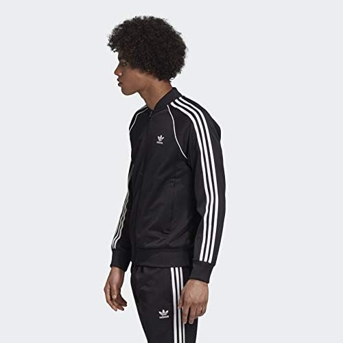 adidas Originals Men's Superstar Track Jacket, Black, S - Image 5