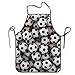 Sunzhenyu Delantales de fútbol de mar, delantales de cocina de cocina, delantales unisex impermeables para restaurante, barbacoa, pintura, manualidades, ver fotos, Talla única