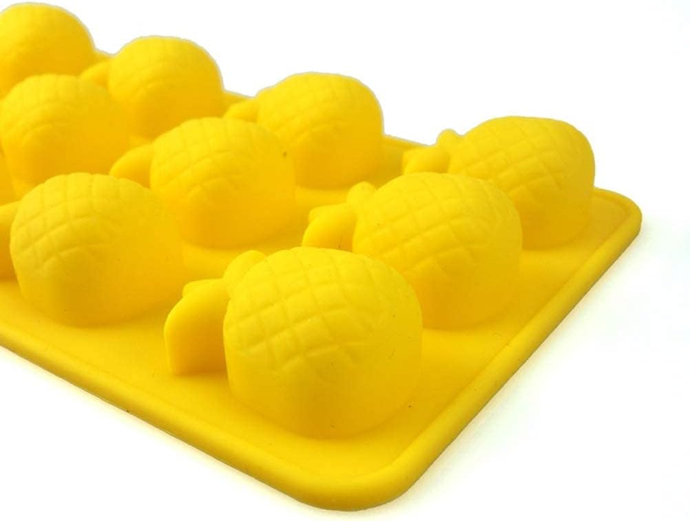 2pcs Pineapple Silicone Mould Ice, Yoghurt, Candy, Sweet, Jelly, Wax, Chocolate, Muffin, Soap, Cake, Baking Mould (Random Colour) - Image 4