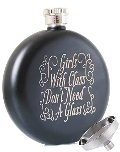 Liquor Flask Matte Funny Leakproof - Premium Stainless Steel Hip Flask
