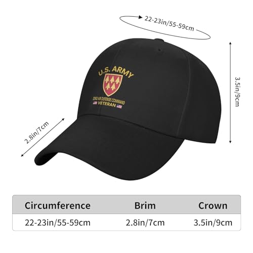Gorra clásica ajustable US Army 32nd Air Defense miniatura 5