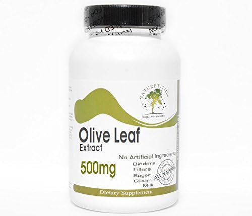 Olive Leaf Extract 500mg ~ 200 Capsules - No Additives ~ Naturetition Supplements