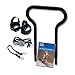 Total Gym PILS Men & Women Full Body Pilates Workout Kit, w/ Instructional DVD, Toe Bar, Leg Pull Accessory, Leg Extension Rope, & Ankle Cuffs, Black