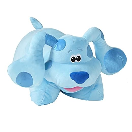 Pillow Pets Blue's Clues 16” Stuffed Animal Dog - Nickelodeon Blue Plush