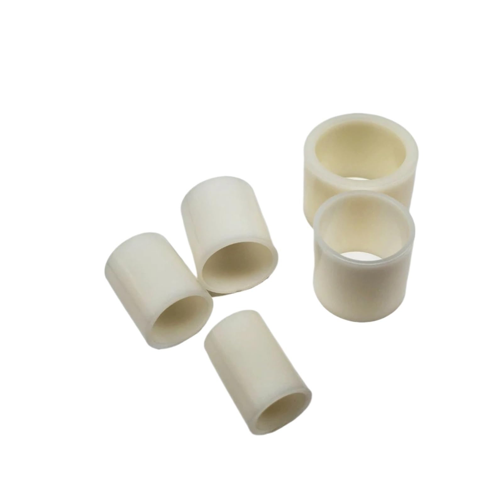 Kit de 5 reductores de muelas abrasivas industriales (32-25-22-19-16-12,7 mm) con anillos adaptadores de plástico for amoladora angular de banco de 200/150 mm.