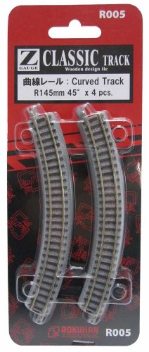 Preisvergleich Produktbild Z gauge rail curve R145mm R005 45 A° (japan import)