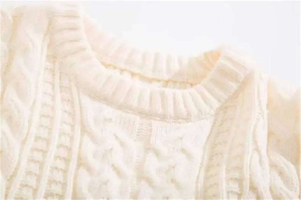2024 zimowa bluza z dzianiny z okrągłym dekoltem moda męska luźny jednolity kolor sweter dzianinowy top morelowy B037 M #M, Morela B037, M
