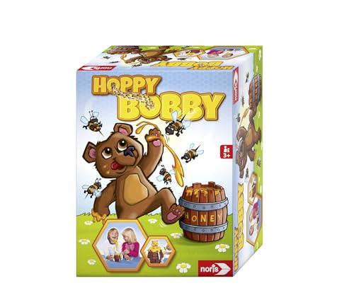noris - Hoppy Bobby - Aktionsspiel für Die ganze Familie - Spielzeug ab 3 Jahre