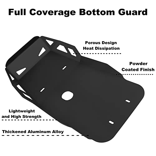Image of Worldmotop Chassis Engine Skid Plate Compatible with BMW F750GS F850GS ADV F750 GS F850 GS 2022 2023 Motorcycle Skidplate Protective Frame Guard Cover (For Sliver 2022+)