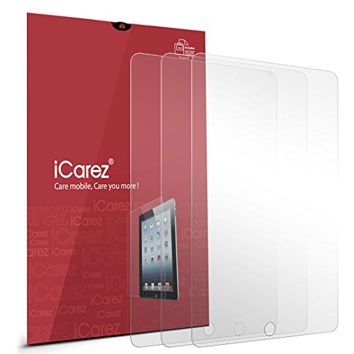 IccTee [HD Clear] Premium Screen Protector for Apple iPad Pro 9.7 Inch/iPad Air 2 / iPad Air [ Unique Hinge Install Method with Kits ] Easy Install with Lifetime Replacement Warranty (3-Pack)