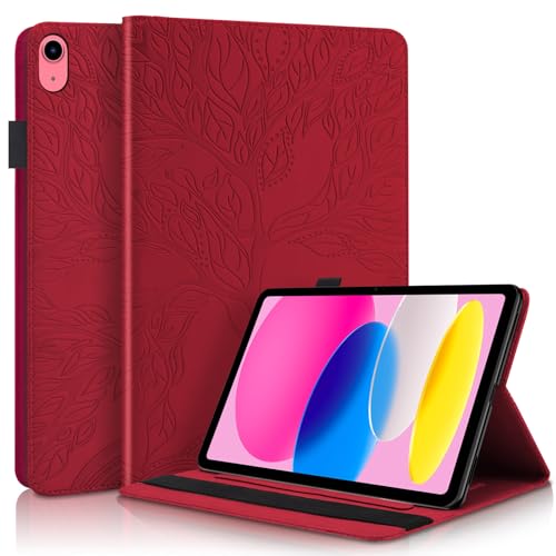 Étui pour iPad 11e génération 2025 de 11 pouces avec protection rabat cuir et support