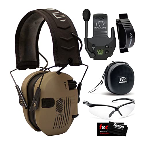 Walker's Razor Slim Electronic Earmuffs Bundle