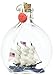 Hampton Nautical USS Constitution Model Ship in a Glass Bottle Christmas Ornament, 4