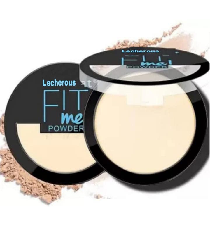 Lecherous Beauty Fit Me Compact Powder That Protects Skin From Sun, Absorbs Oil, Sweat and Helps You To Stay Fresh For Upto 12Hrs. (30g)