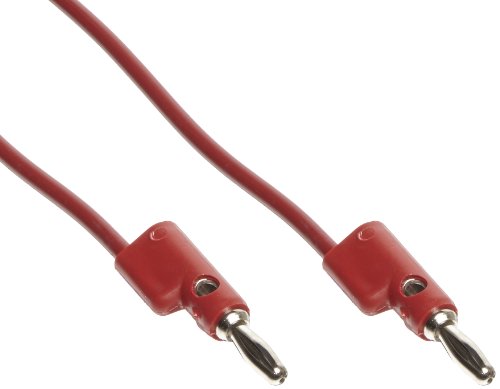 Câble banane aux deux extrémités Pomona B-72–2 rouge de 182,9 cm pour liaisons longue distance