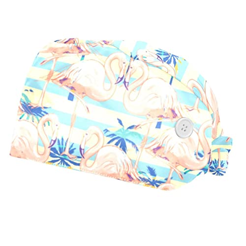 Chapeaux de travail flamingo JDEZ : lot de 2 casquettes de travail respirantes