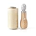 Professional Speedy Stitcher Sewing Awl Hand Stitcher Repair Tool Kit for Leather and Heavy Fabrics with 2Pcs Needles,1Pcs Coil and 260 Meter 150D 0.8MM Flat Sewing Waxed String(Beige)
