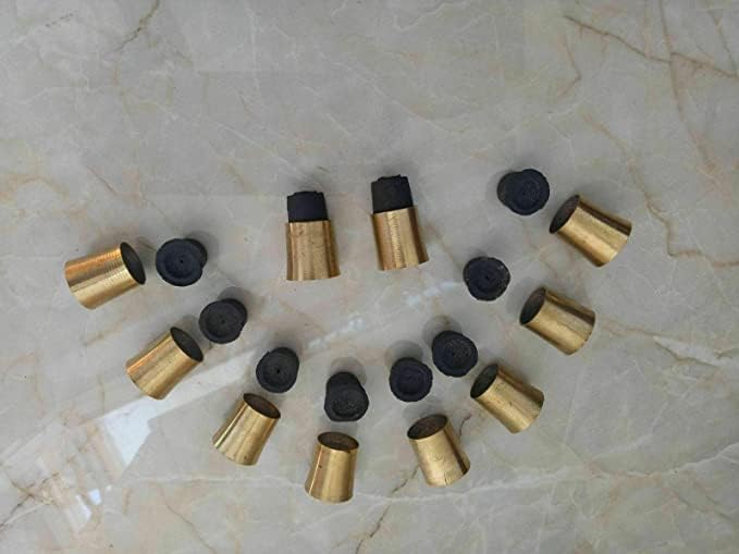 Miniatura 4 de LOTE-OF-10-SOLID-LATÓN-PUNTA DE RECAMBIO PARA CAMINAR-PUNTA DE CÁÑA-PIEZA DE CAÑA DE VINTAGE-STICK