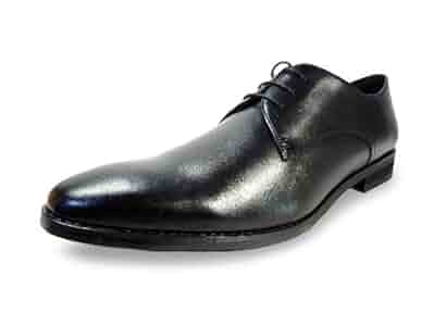 que shoes black プレーントゥ Mサイズ Amazon | [PARASHOE] 本革 プレーントゥ ビジネスシューズ 黒