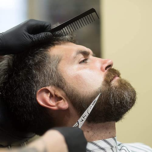 Bartschere Candure aus Edelstahl für Haarschnitt und Bartpflege