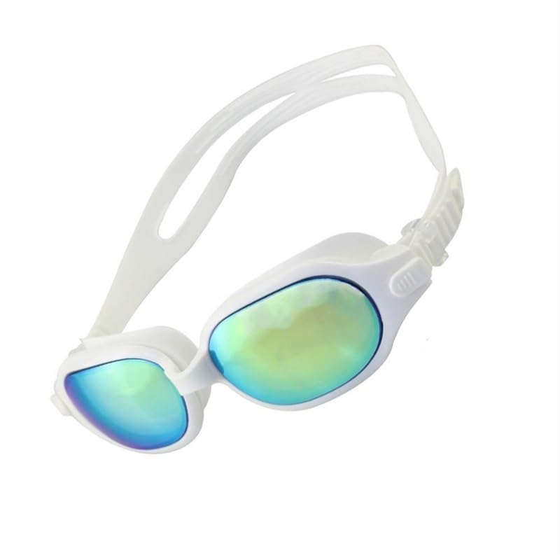 Komfortable Antibeschlag-Schwimmbrille, wasserdicht, UV-Schutz, Schwimmbrille for Damen und Herren, weiche Silikondichtungen for mehr Komfort, perfekt for Bahnenschwimmen, Triathlon-Training und Wasse