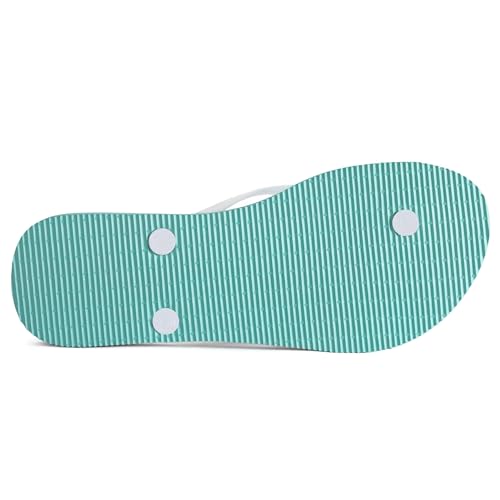 Image of RockDove Women's Seabreeze Printed Beach Flip Flops | Waterproof, Lightweight, Comfortable, Non-Slip, Indoor /Outdoor Sole, Gift-Ready, Breathable, Open Toe, Printed