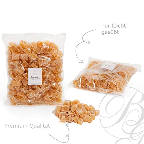 Boomers Gourmet - Kandierter Ingwer, leicht gesüßt - 1 kg