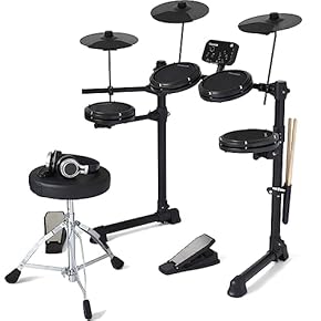 電子ドラムセット(アンプとヘッドホン付き) 電子ドラム(アンプとヘッドホン付き)