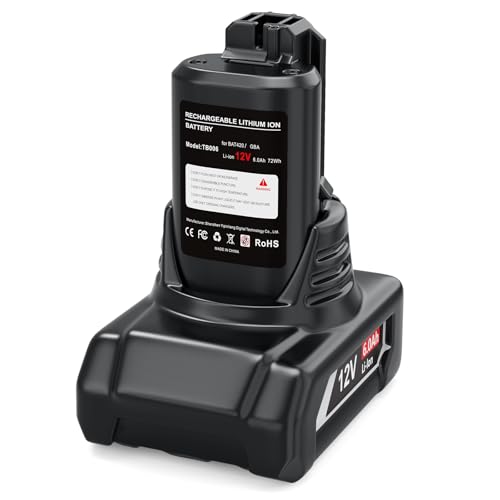 MoeuGreenBattX Ersatzakku für Bosch Akku 12v: 6 0Ah Li-ion Werkzeugakku Kompatibel BAT420 BAT411 BAT411A BAT412 BAT413 (1-Stück)