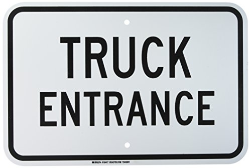 Panneau truck entrée Brady pour guider les camions d'usine