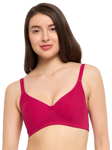 Image of Clovia Cotton Spandex Women's Non-Padded Bra