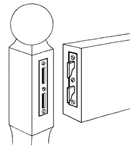 5" X 5/8" Bed Rail Fasteners Ylo Zinc 1/8" Mth Platte River Pkg 0F 4 Ea 130607 (4-Pack) #TOP5