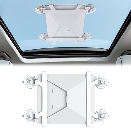 Starlink Mini Sunroof Suction Cup Mount White Starlink Mini Car Mount Secure Suction Cup Mounting Kit for Cars, Window, Sunroof, RVs, Boats-Strong Suction for Stable Satellite Signal During Driving