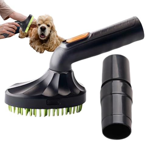 Spazzola Aspirante Per Cani E Gatti, Cardatore Per Cani Pelo Lungo/Corto, Spazzola Di Aspirazione Per Cane E Gatti, Strumento Per Rimuovere I Di Cuccioli E Gatto, accessoria Per Aspirapolvere
