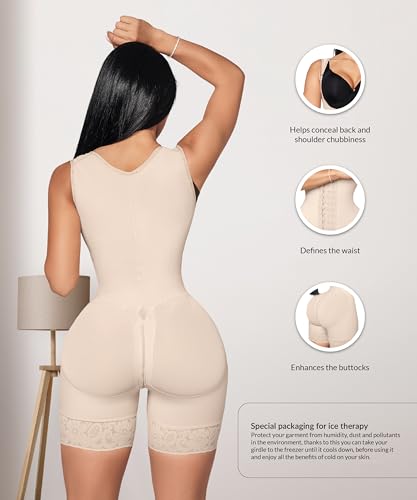 Image of Forma Tu Cuerpo,Fajas colombianas, Stage 2 Shapewear for Women Post Surgery,Tummy Tuck Lipo Compression Hourglass Body Shaper